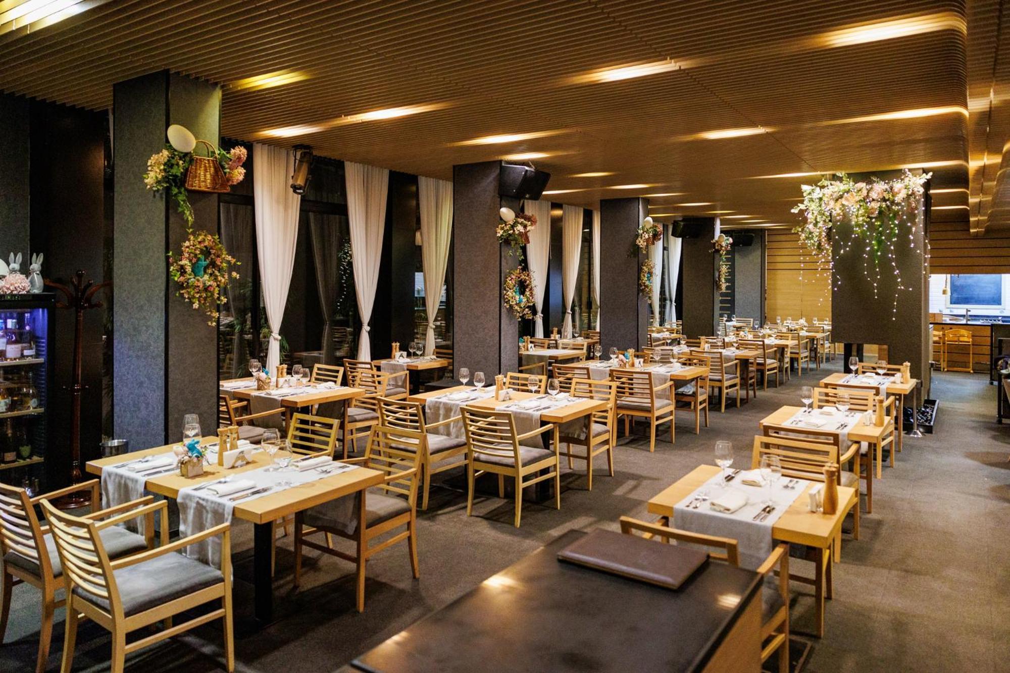 Lucky Bansko Aparthotel Spa & Relax Exterior foto The interior of the restaurant