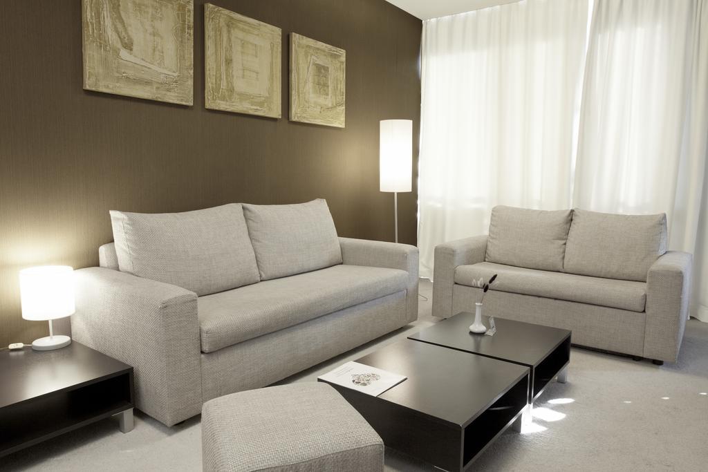 Lucky Bansko Aparthotel Spa & Relax Exterior foto A living room